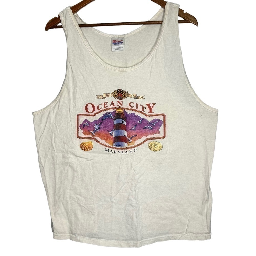 Vintage Hanes Ocean City Maryland Tank Top